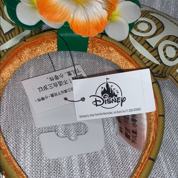 Disney 50th Anniversary Loungefly Polynesian Village Tiki Minnie Ear Headband - Picture 2 of 5